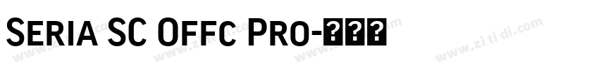 Seria SC Offc Pro字体转换